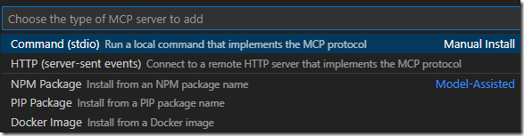 Visual Studio Code Insider Preview で Copilot Agent Mode に MCP server の ...